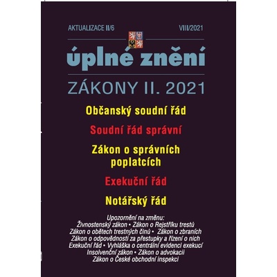 Aktualizace II/6 - Občanský soudní řád, Exekuční řád - Poradce s.r.o.