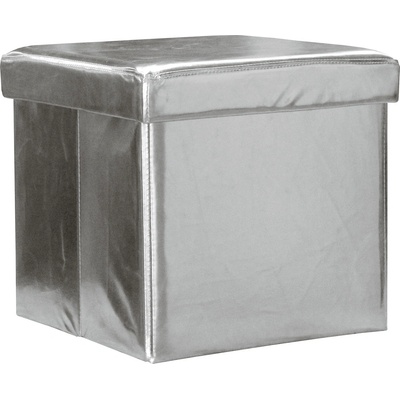 IDEA nábytek - Sedací úložný box stříbrný IDEA nábytek
