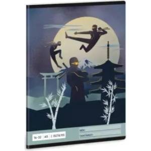 Ars Una Ninjas in the Dark: Тетрадка с редове - 2. клас, A5