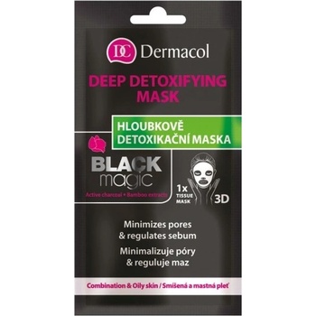 Dermacol Black Magic Detox & Pore čierna zlupovacia maska 150 ml