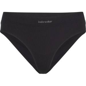 Icebreaker Дамско мериносово термобельо Icebreaker Women's Merino Blend Rib Lotus Hipster Merino base layer - Black (115-2679-0112)
