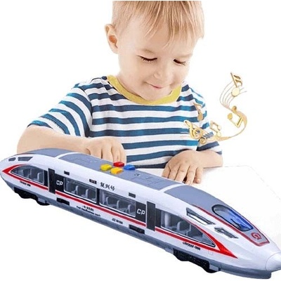 CAB Toys Vlak so zvukom a svetlami červený