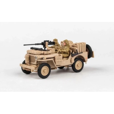 Cararama Ton Military Vehicle With Gun Sandy žlutá 1:43