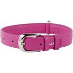 COLLAR Плосък кожен нашийник розов 46 - 60см, 35мм