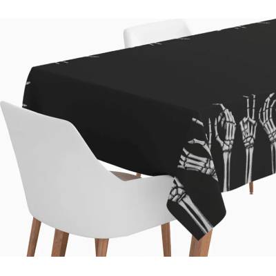 Oh Yeah! Halloweenový ubrus s motivem kostlivých rukou 1,20 × 5 m