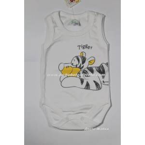 SUNNY KIDS Боди потник Тигър, 86 /бял/
