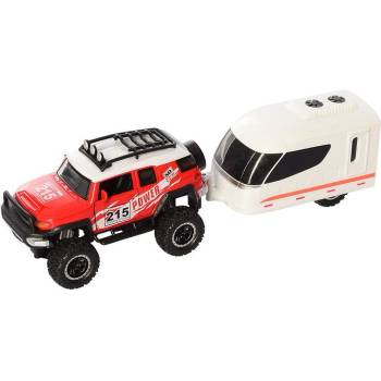 Image 1 of Метален джип с каравана със звук и светлина 53522-111