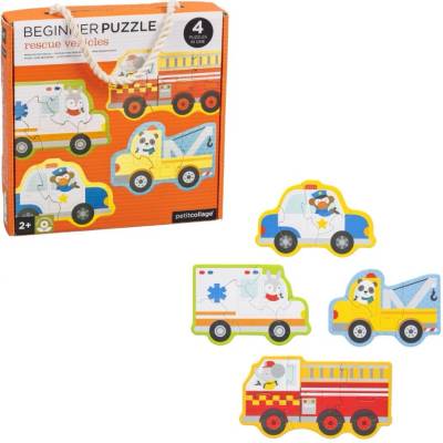 Petitcollage puzzle záchranné vozidlá