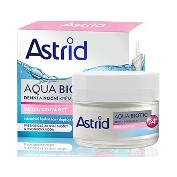 Astrid Aqua Biotic denní a noční krém suchá a citlivá pleť 50 ml
