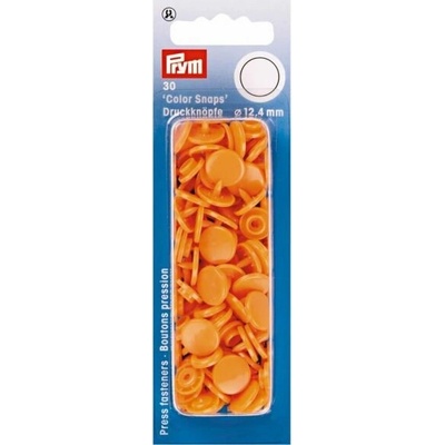 Prym Patentky plastové 12,4 mm, oranžové