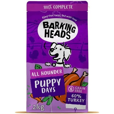 Barking Heads All Hounder Puppy Days Turkey 2 kg
