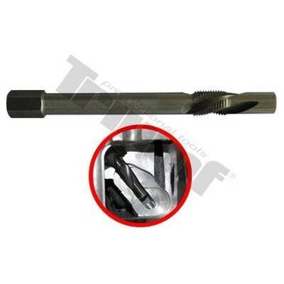 Speciální závitořezný nástroj s vodítkem, pro čištění závitů - M10 x 1,25 mm
