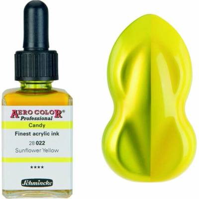 Schmincke Aero Color akrylový atrament Professional Candy 28 ml 022 slnečnicovožltá