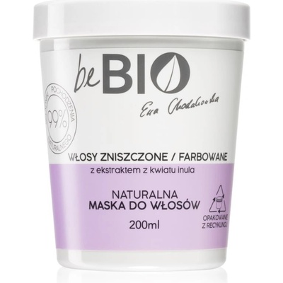beBIO Damaged & Colored Hair maska pre slabé a poškodené vlasy 200 ml