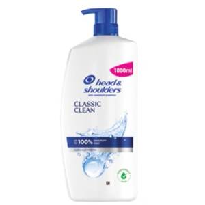 Head & Shoulders Шампоан Head&Shoulders 1000 мл Classic Clean с помпа