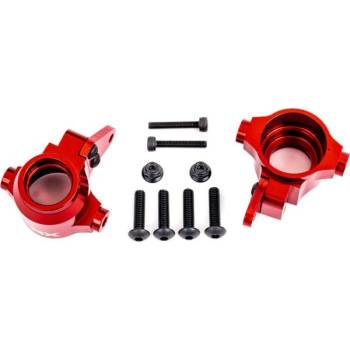 Traxxas предна главина алуминиева червено анодизирана (лява и дясна)