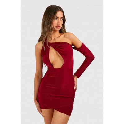 Boohoo koktejlové šaty klasické mini