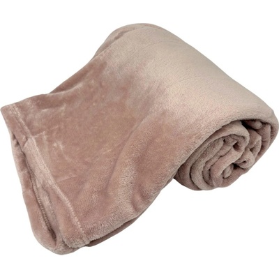 Home Elements Mikro flanel deka světle růžová 150x200