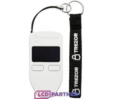 Trezor One Bitcoin Wallet white