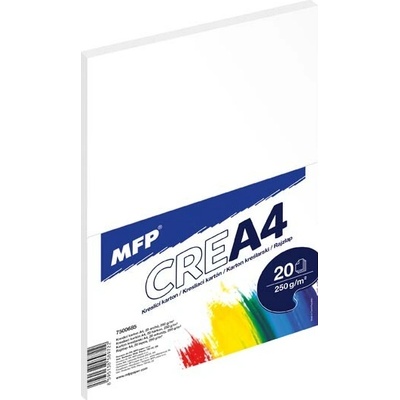 MFP Kreslící karton A4 250 g/m? bílý, 20 ks