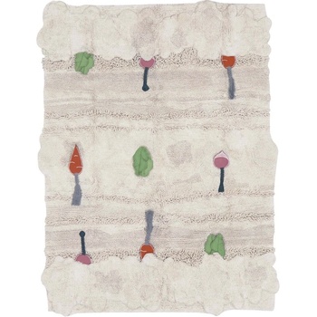 Lorena Canals Кремаво памучно детско килимче за игра 120x160 cm Veggie Garden - Lorena Canals (C-VEGAR)