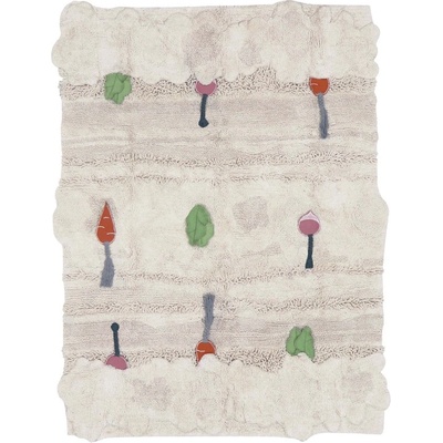 Lorena Canals Кремаво памучно детско килимче за игра 120x160 cm Veggie Garden - Lorena Canals (C-VEGAR)