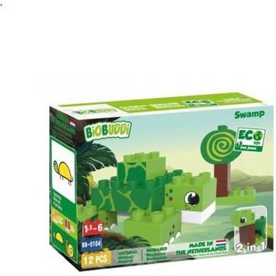 BiOBUDDi Wildlife Swamp 2 v1 želva/šnek 12 ks