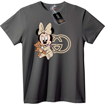 NOONEBRAND Тениска Minnie Mouse Gucci - 2XL, White