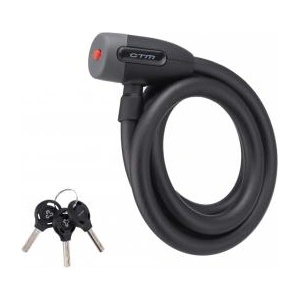 CTM Велосипеден катинар с ключ ctm cable 15×1500 мм