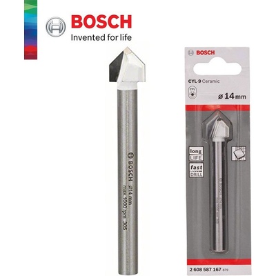 Bosch 2608587167 vrták na dlaždice 14x90mm CYL-9 Ceramic