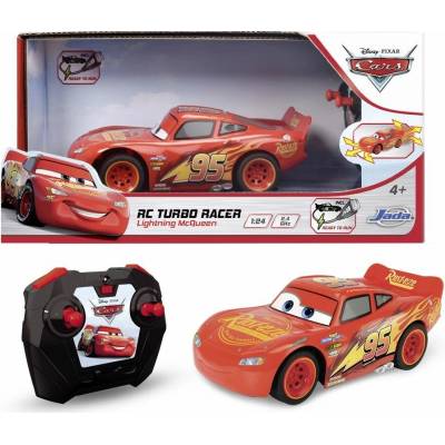 Dickie RC Cars 3 Blesk McQueen Turbo Racer 1:24, 17 cm 2 kanály