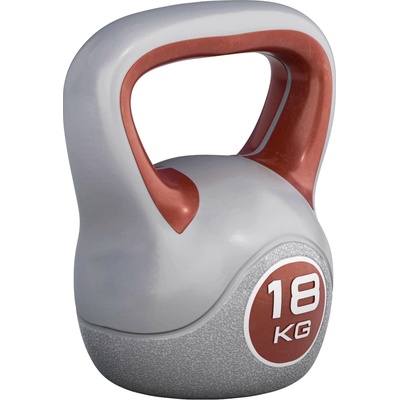 Gorilla Sports kettlebell vinylová, 18 kg