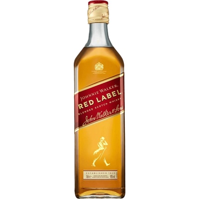 Johnnie Walker Red Label 40% 0,7 l (čistá fľaša)