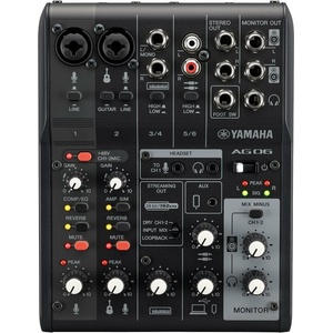 Yamaha AG06 MK2 BK Смесителен пулт (AG06MK2B)