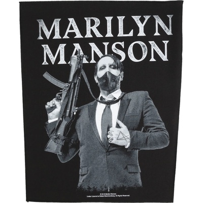 RAZAMATAZ голяма нашивка Marilyn Manson - Machine Gun - RAZAMATAZ - BP1099