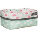 Bébé-Jou textilní košík na kojenecké potřeby Leopard Pink