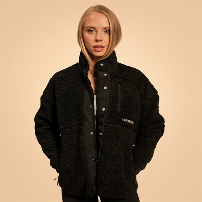 GymBeam BeastPink Дамско яке Bliss Black S