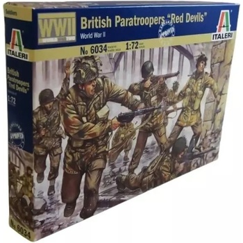 Italeri Italeri: Комплект фигурки Британски парашутисти "Червени дяволи" - 1: 72 (6034s)
