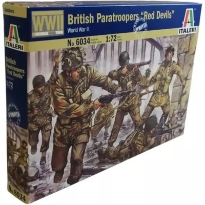 Italeri Italeri: Комплект фигурки Британски парашутисти "Червени дяволи" - 1: 72 (6034s)