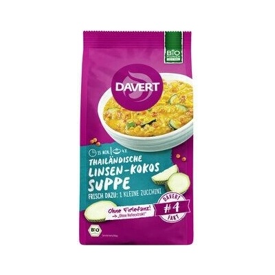 Davert Thajská polévka čočka s kokosem 170 g