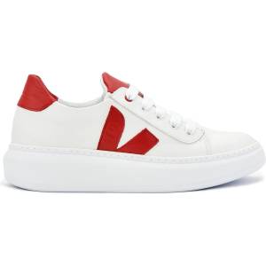 Tinti Shoes Дамски кецове Iva white red