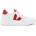 Tinti Shoes Дамски кецове Iva white red