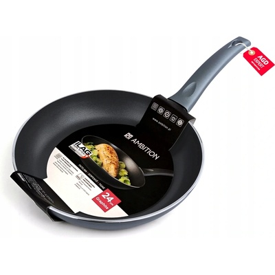 Tradiční pánev Ambition Graphite 24 cm teflonová ILAG Basic indukce