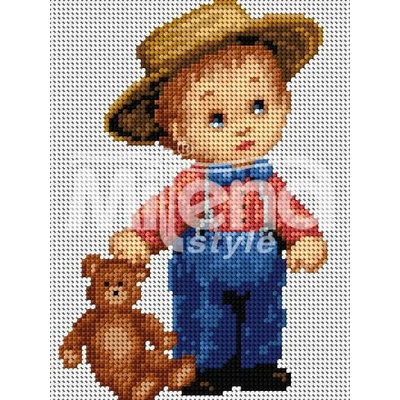 Milena Style Момченце с меченце - гоблен с щампа с конци Ariadna