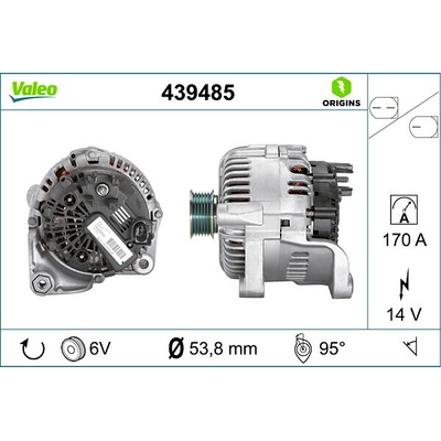 Alternátor VALEO 439485