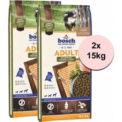 Bosch Adult Poultry & Millet 2 x 15 kg