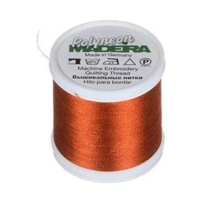Vyšívací nitě PES Madeira Polyneon (400m) barva 1856 dark maple