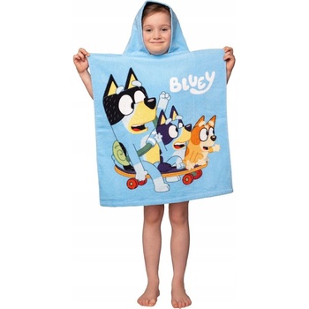 Jerry Fabrics povlak s kapucňou 115 x 50 cm modrý