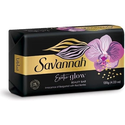 Savannah Savannah, опаковка сапун за тяло и ръце, Exotic Glow, 120g (3612770)