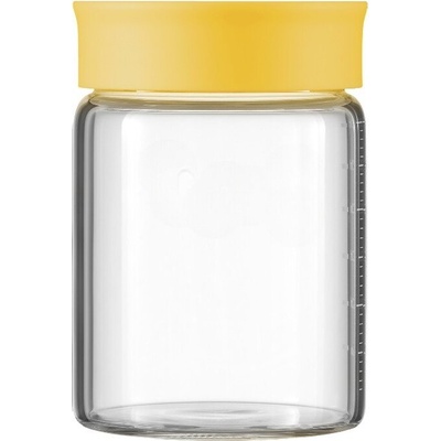 Buydeem CS1013 Glass storage box 500ml x3, Mellow Yellow (CS1013-MY)